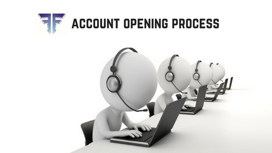 fyers account opening process logo in white background