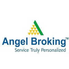 angle broking logo in white background