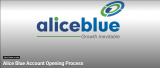 Alice Blue Account Opening Process